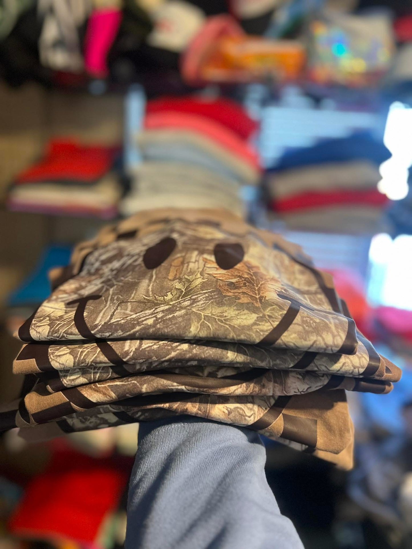 Camo Smiley on Espresso