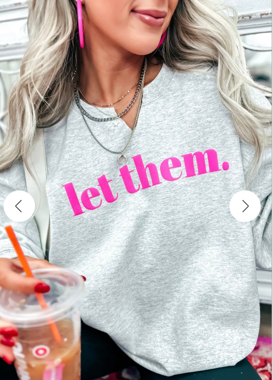 Let them, Gildan sweatshirt