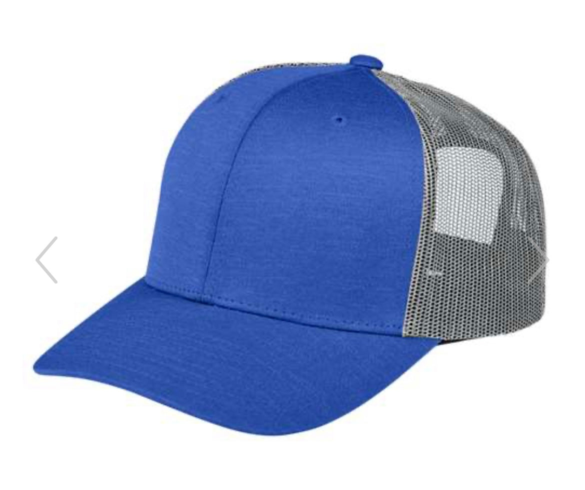 Youth hats with custom leather patch