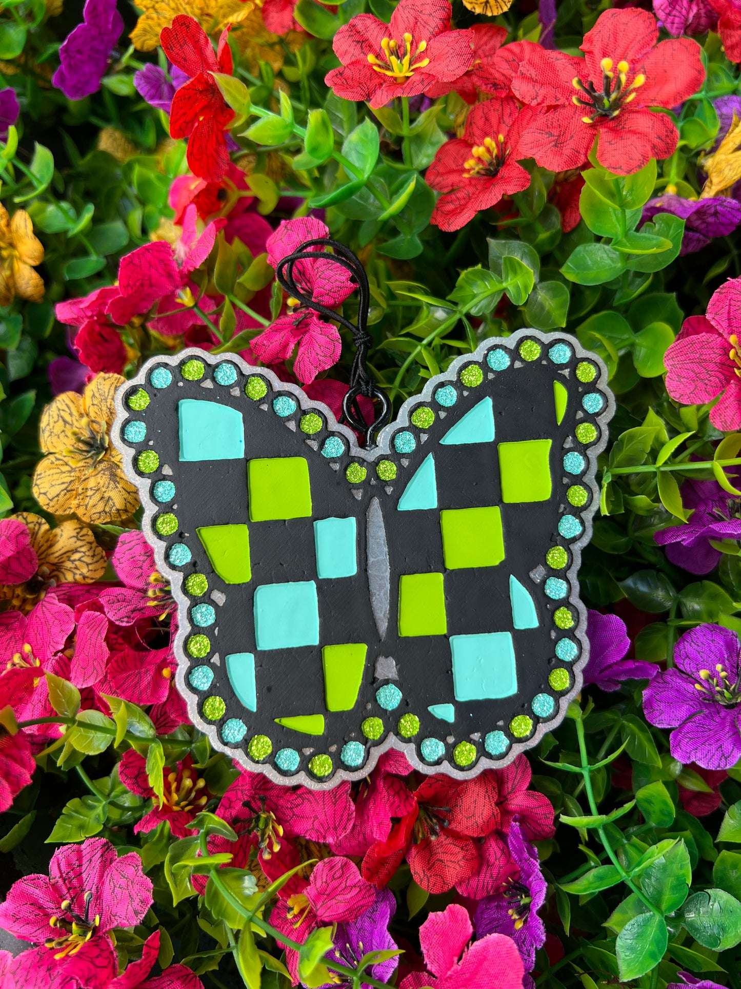 🦋Checkered Print Butterfly🦋