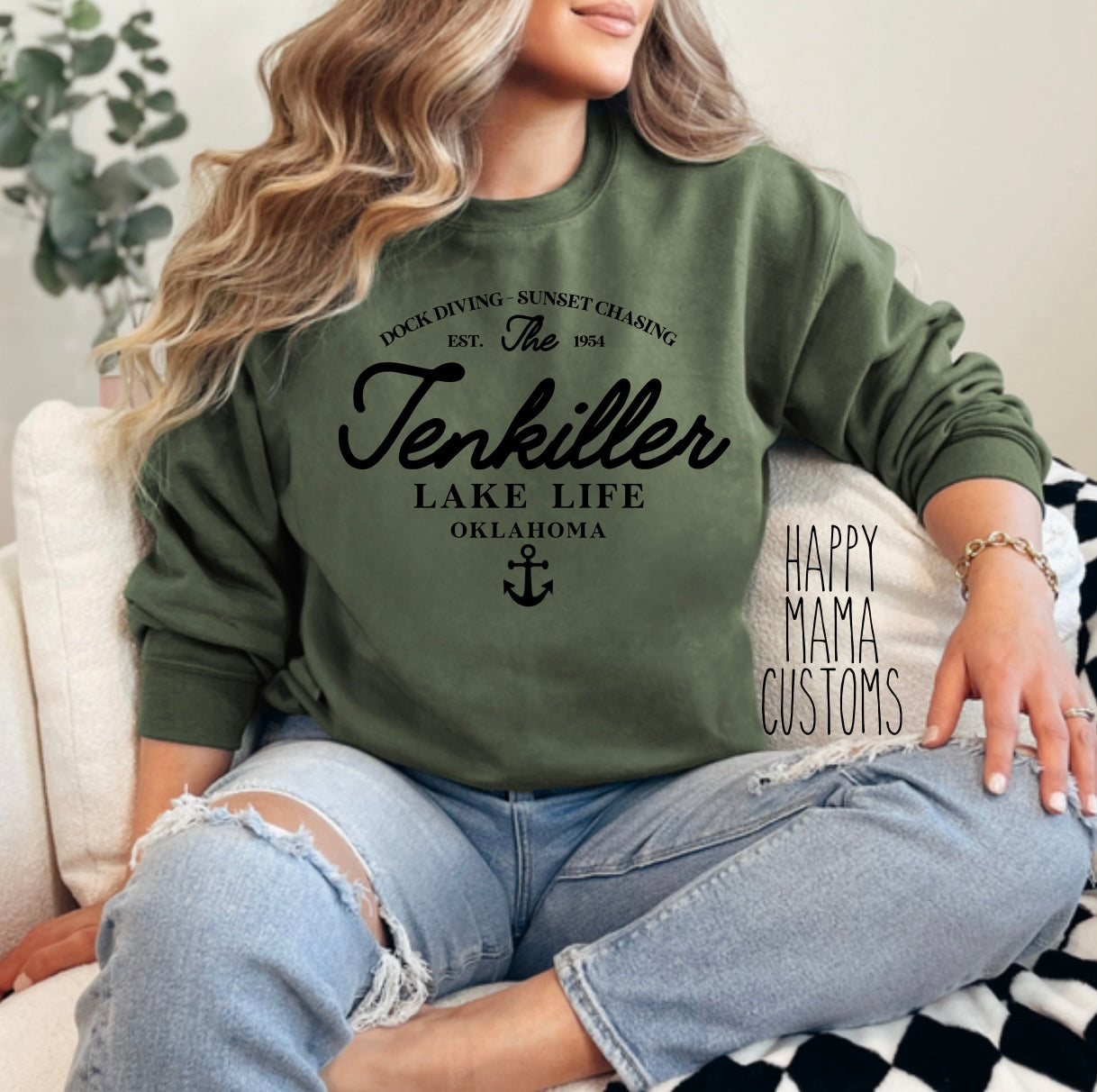 Custom lake sweatshirt