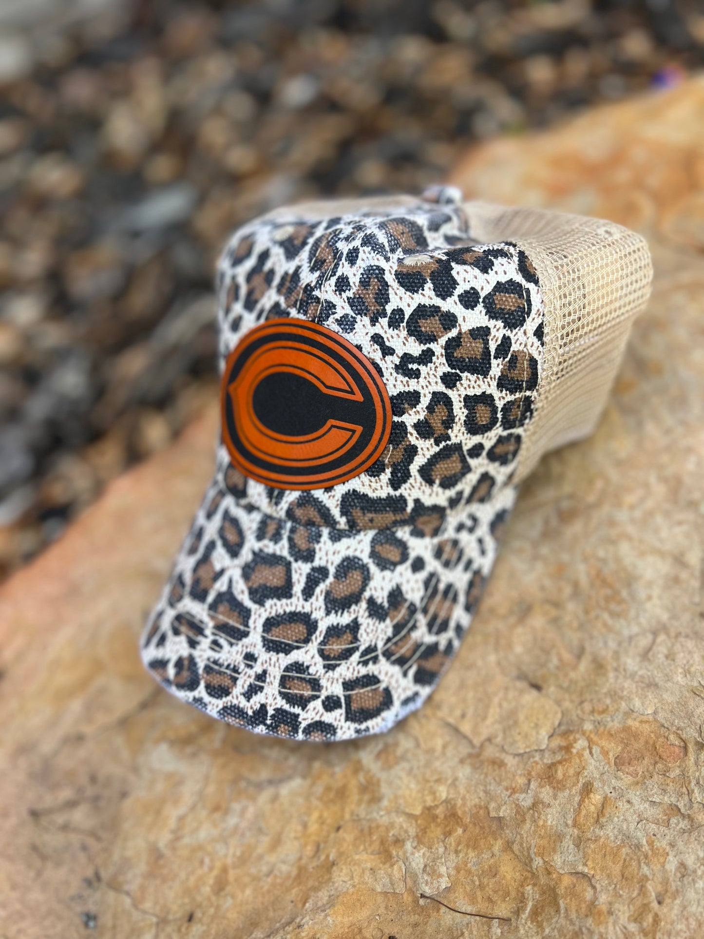 Orange C on cheetah print