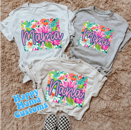 Mama/grandma custom tee *Gildan option*