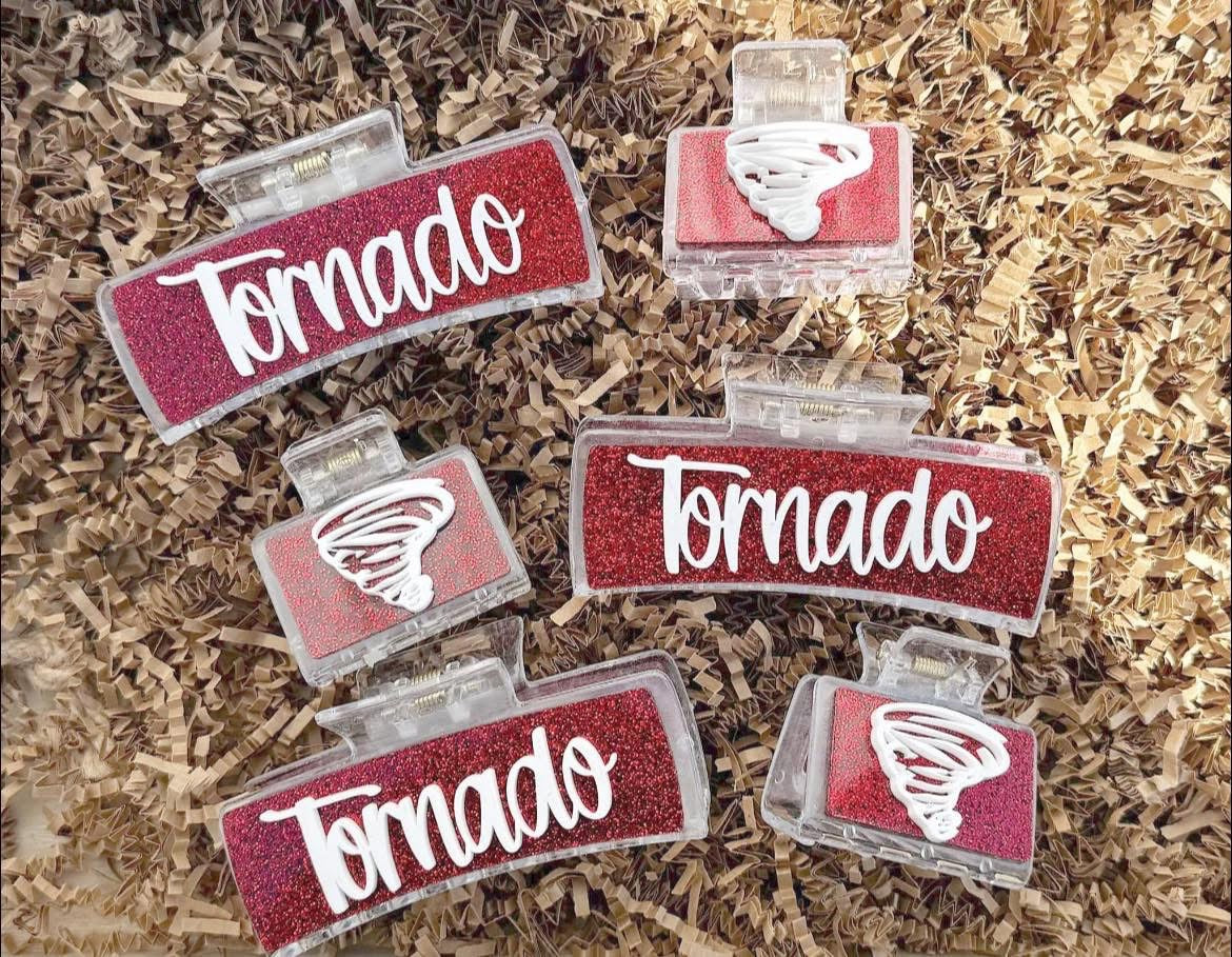 Acrylic Tornado Claw Clips