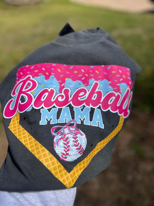 Pink mama drip baseball *Comfort Colors*
