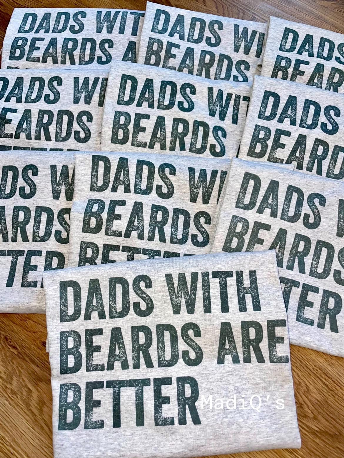 Dad tees on Gildan ash