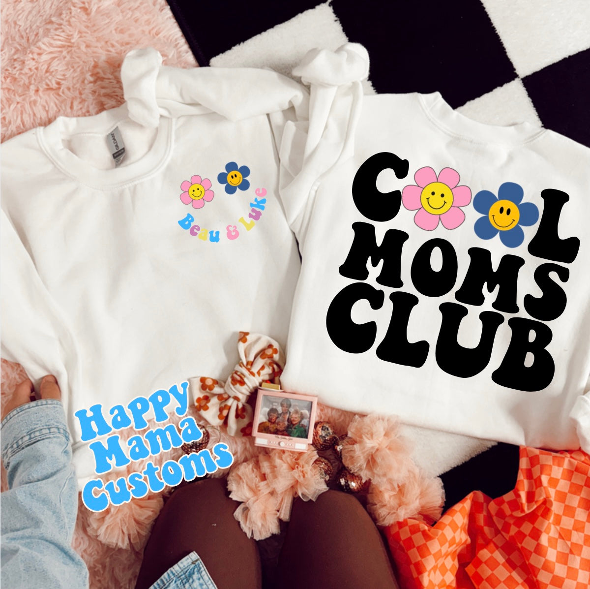 Cool Mom Club, double sided *Gildan*