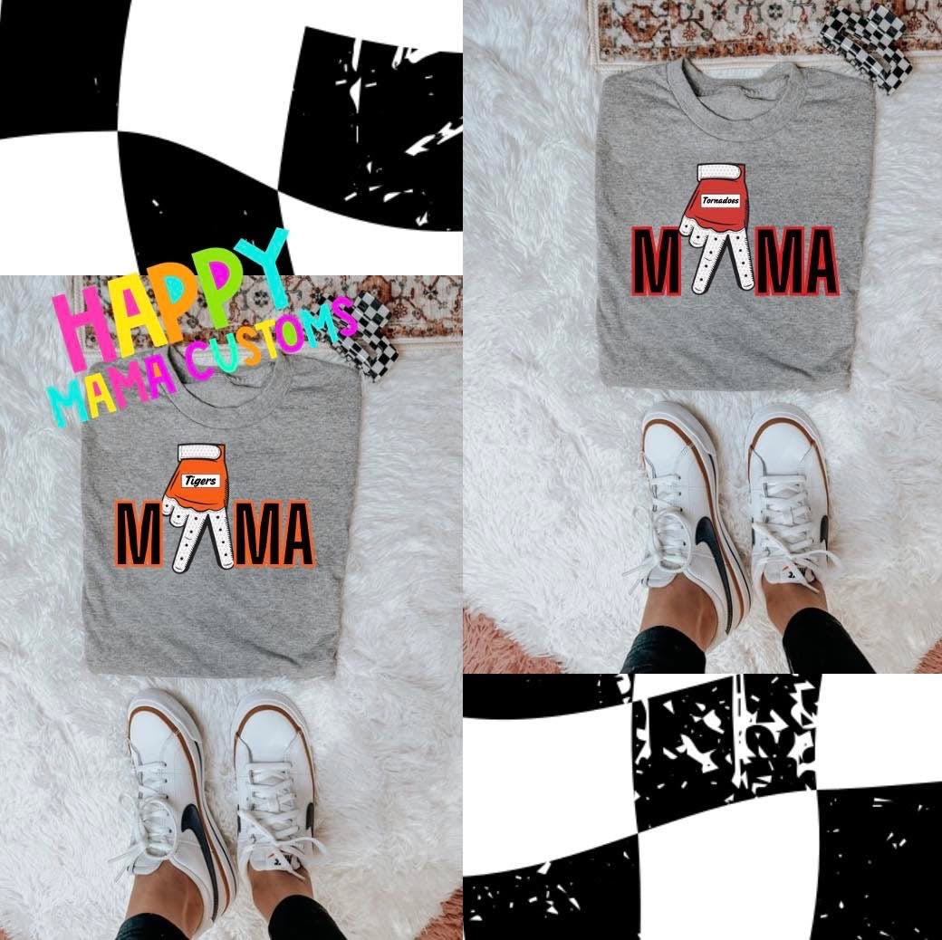 Baseball Glove Mama Tee