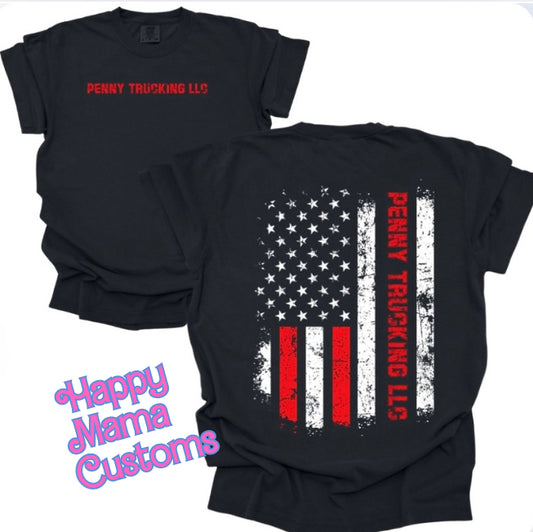 Penny trucking flag- double sided *gildan*