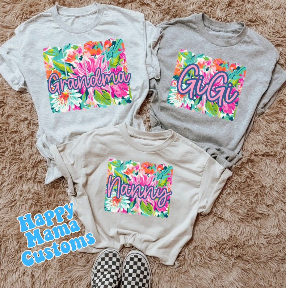 Mama/grandma custom tee *Gildan option*